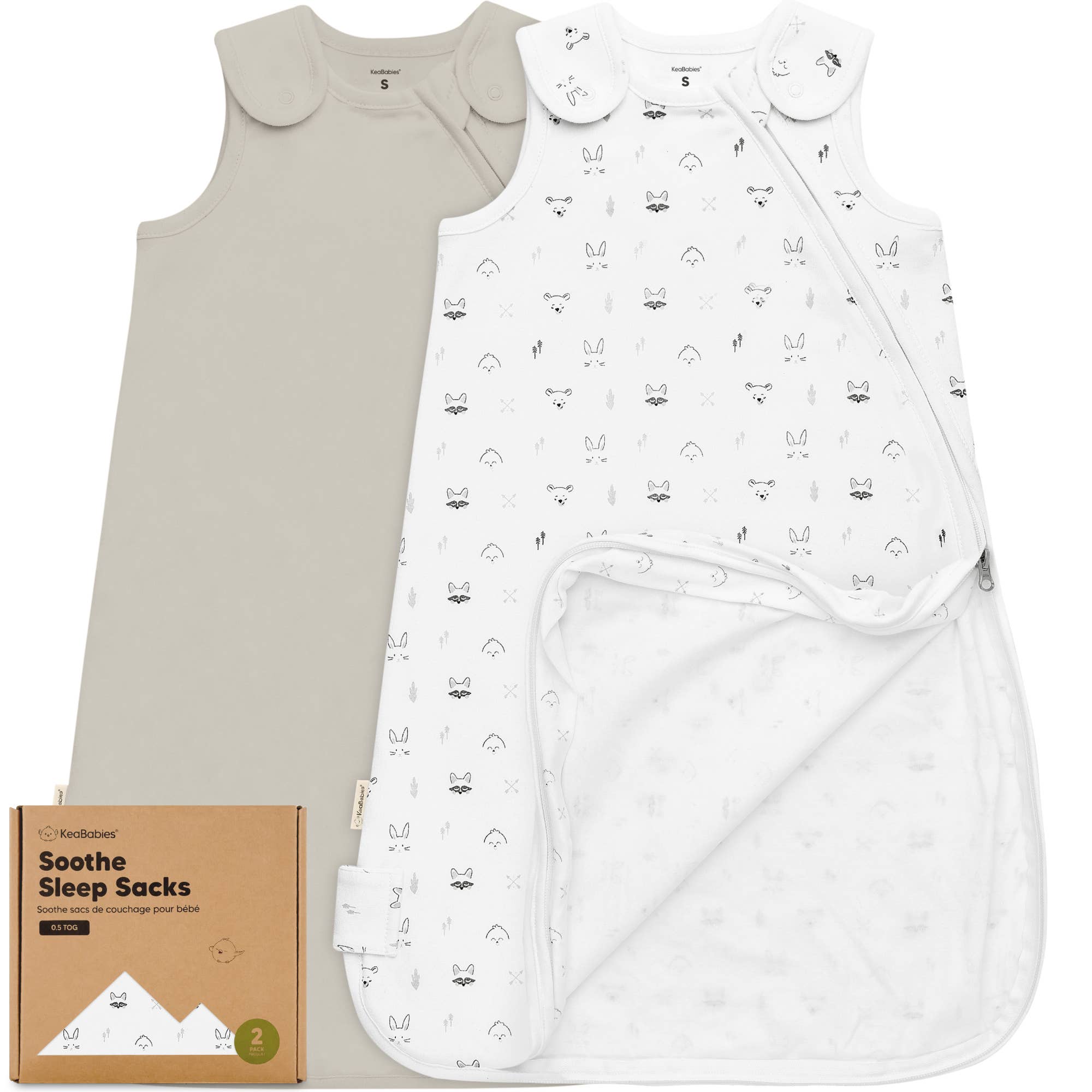 Soothe Sleep Sack Baby Wearable Blanket Nordic 2 pc Large