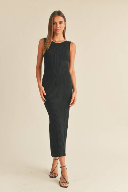 Daphne Ribbed Midi Dress | Transitional |