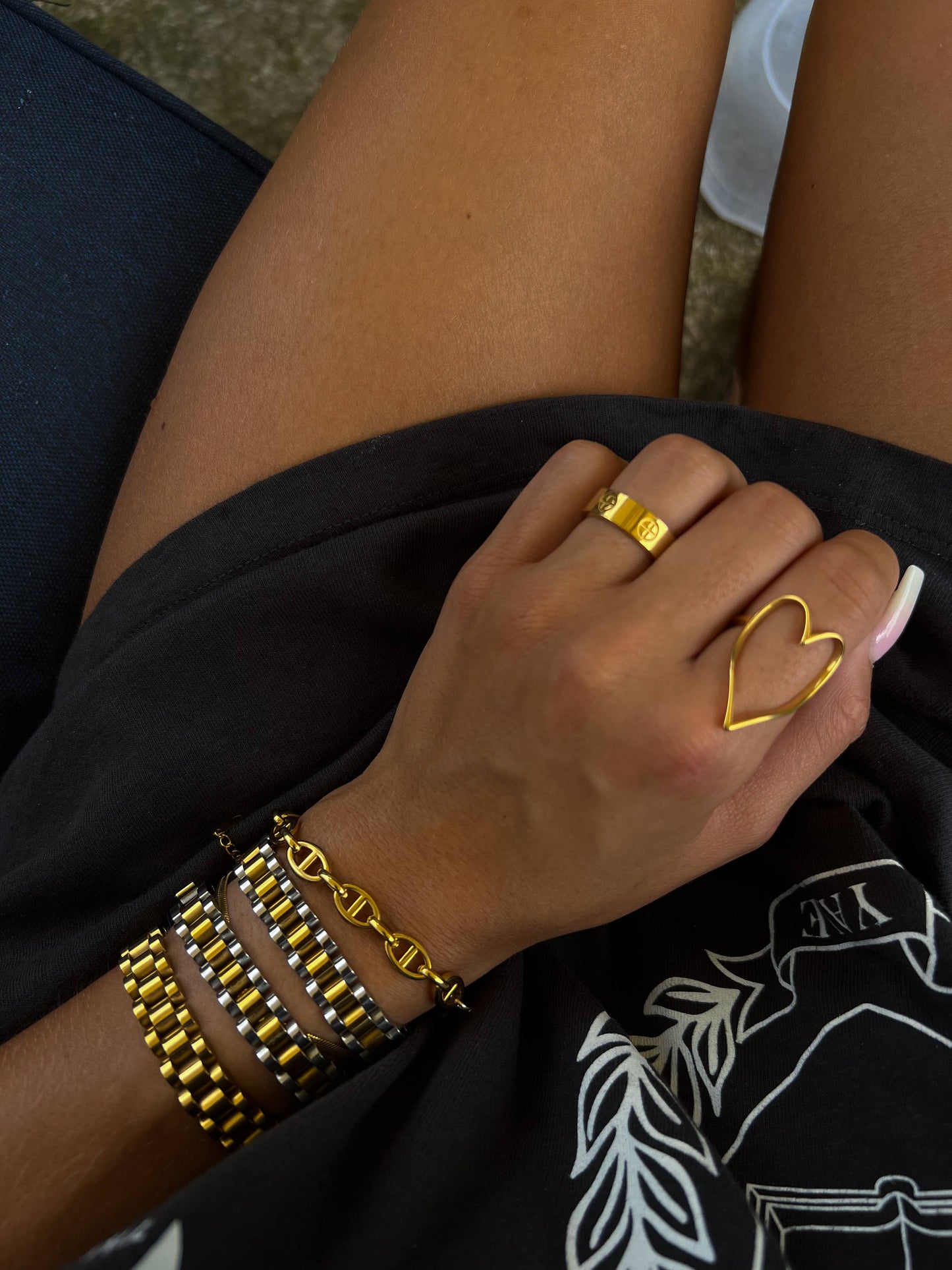 Vivienne Chain Watch Band Bracelet