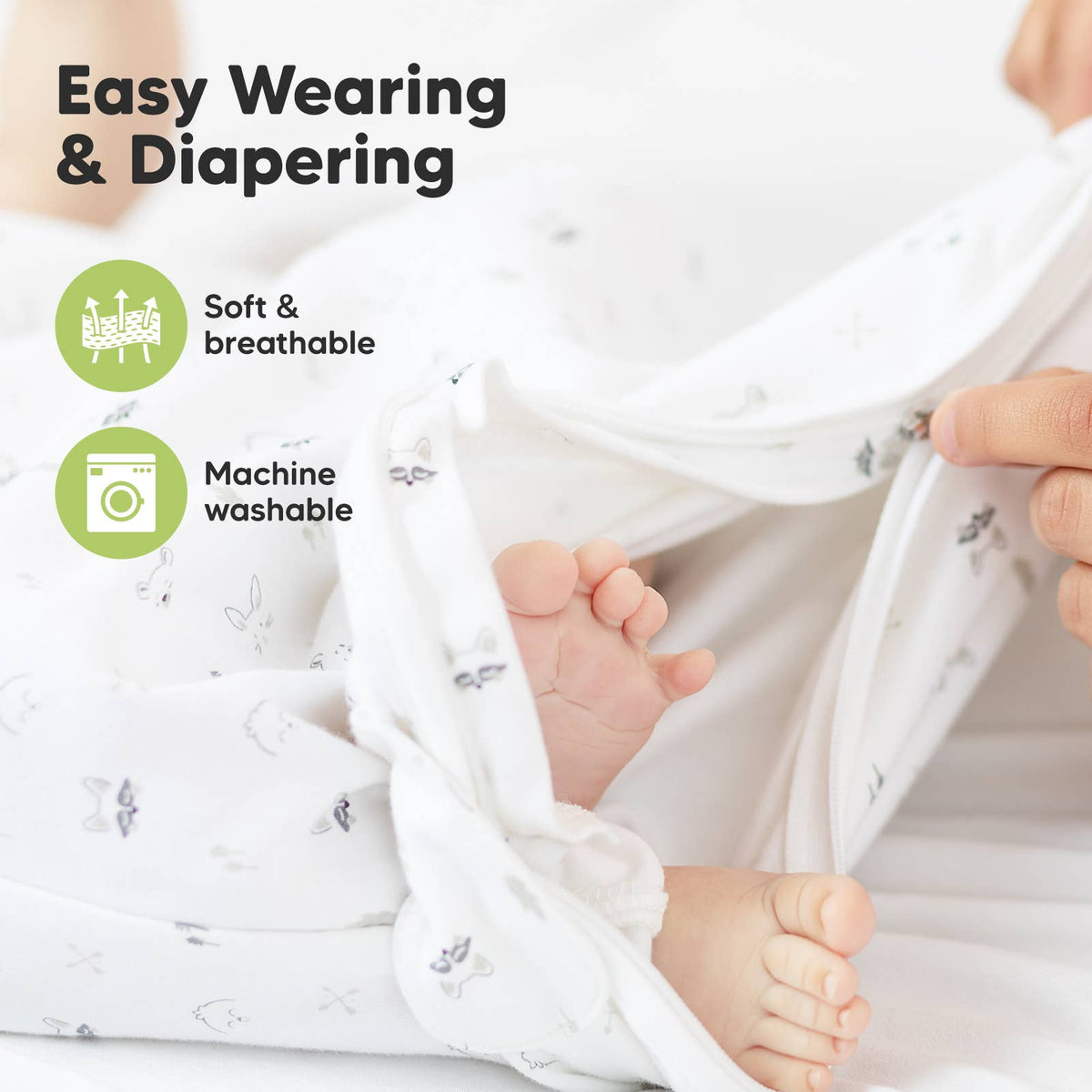 KeaBabies Sooth Sleep Sack Gender Neutral