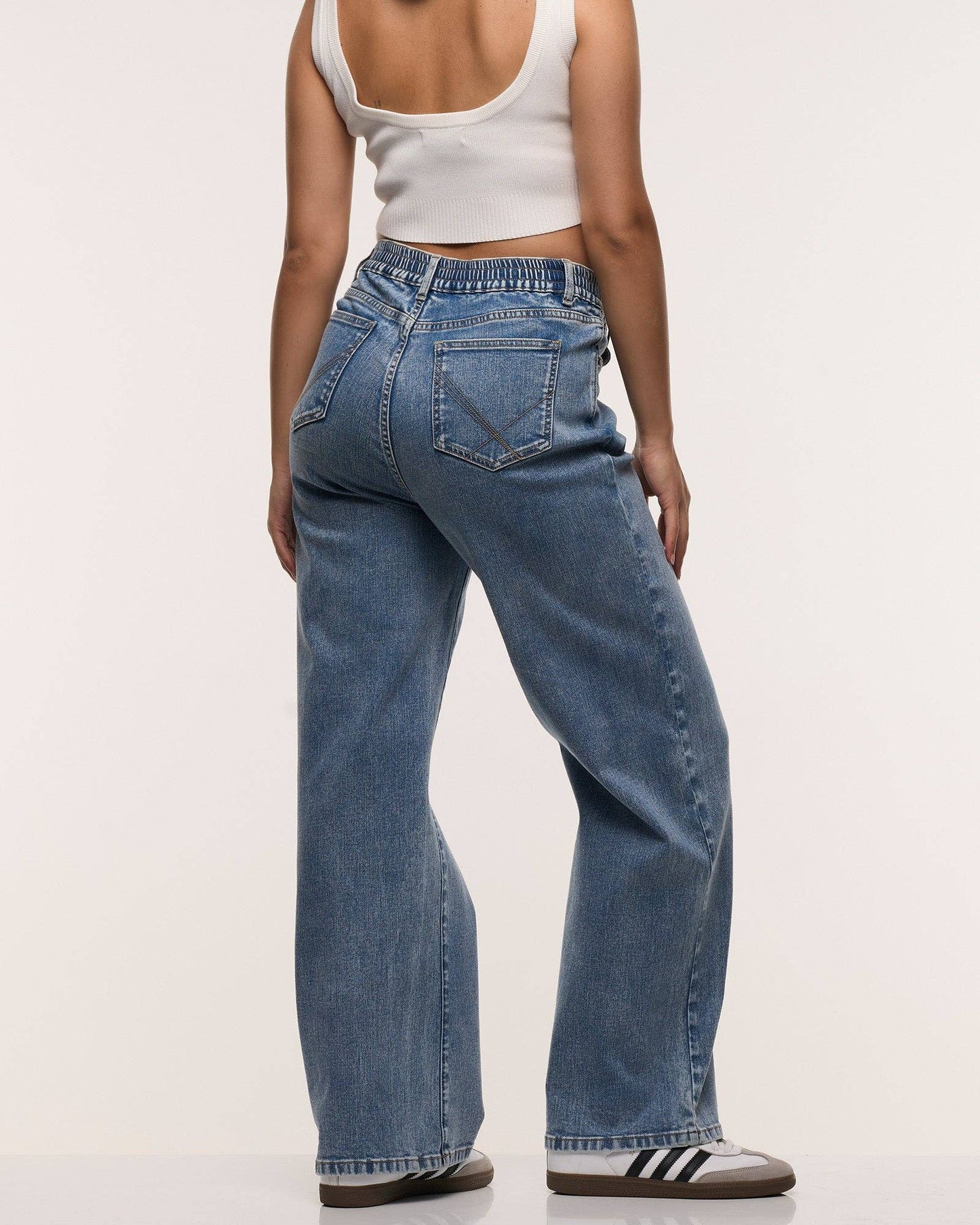 Moira Relaxed Wide Leg Maternity Jeans