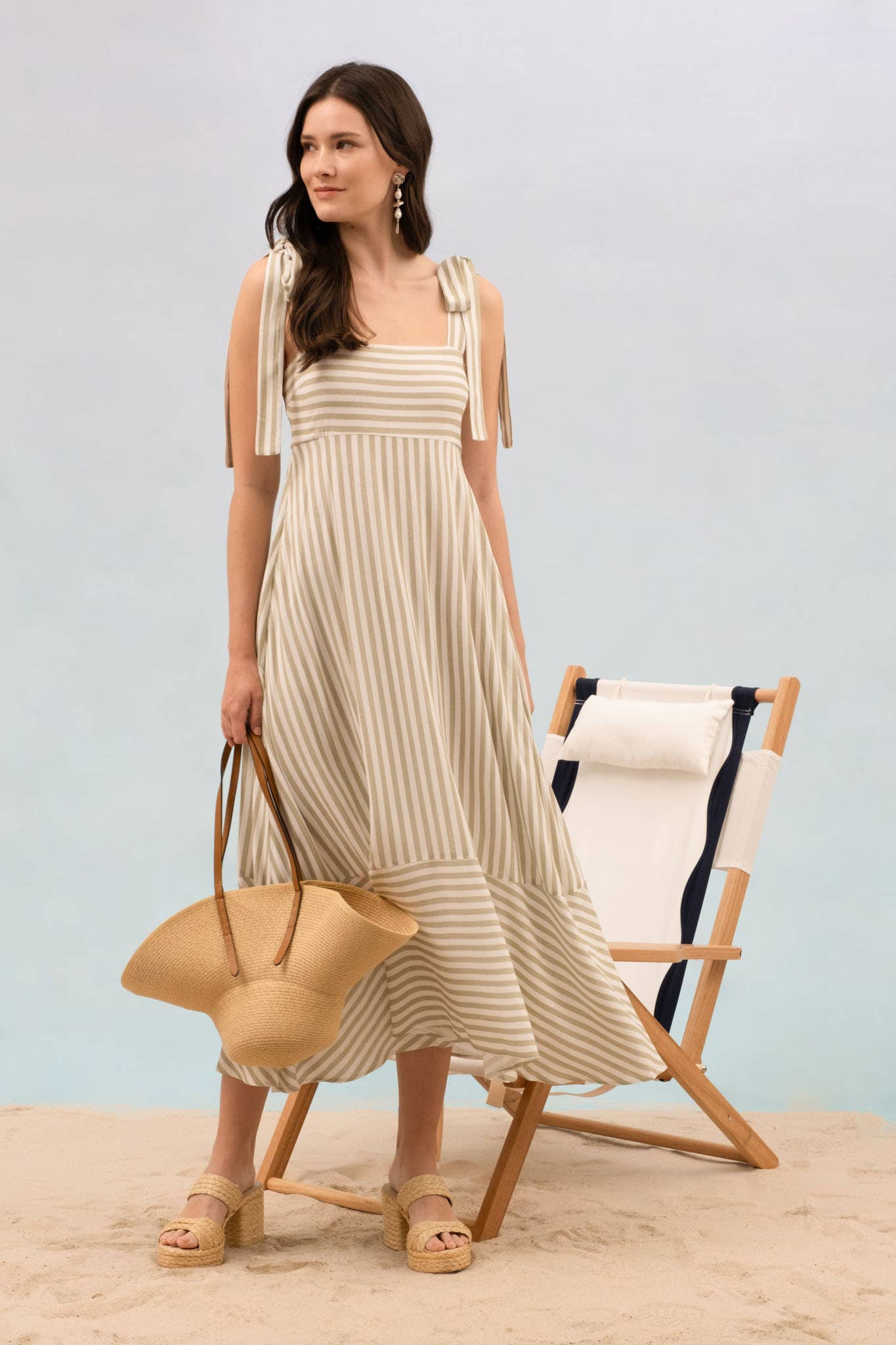 Izzy Tied-Shoulder Maxi