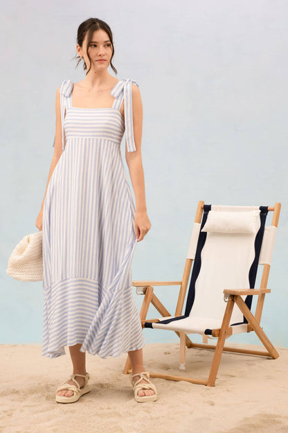 Izzy Tied-Shoulder Maxi