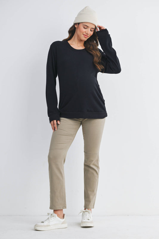 Vana  Maternity & Nursing Crewneck