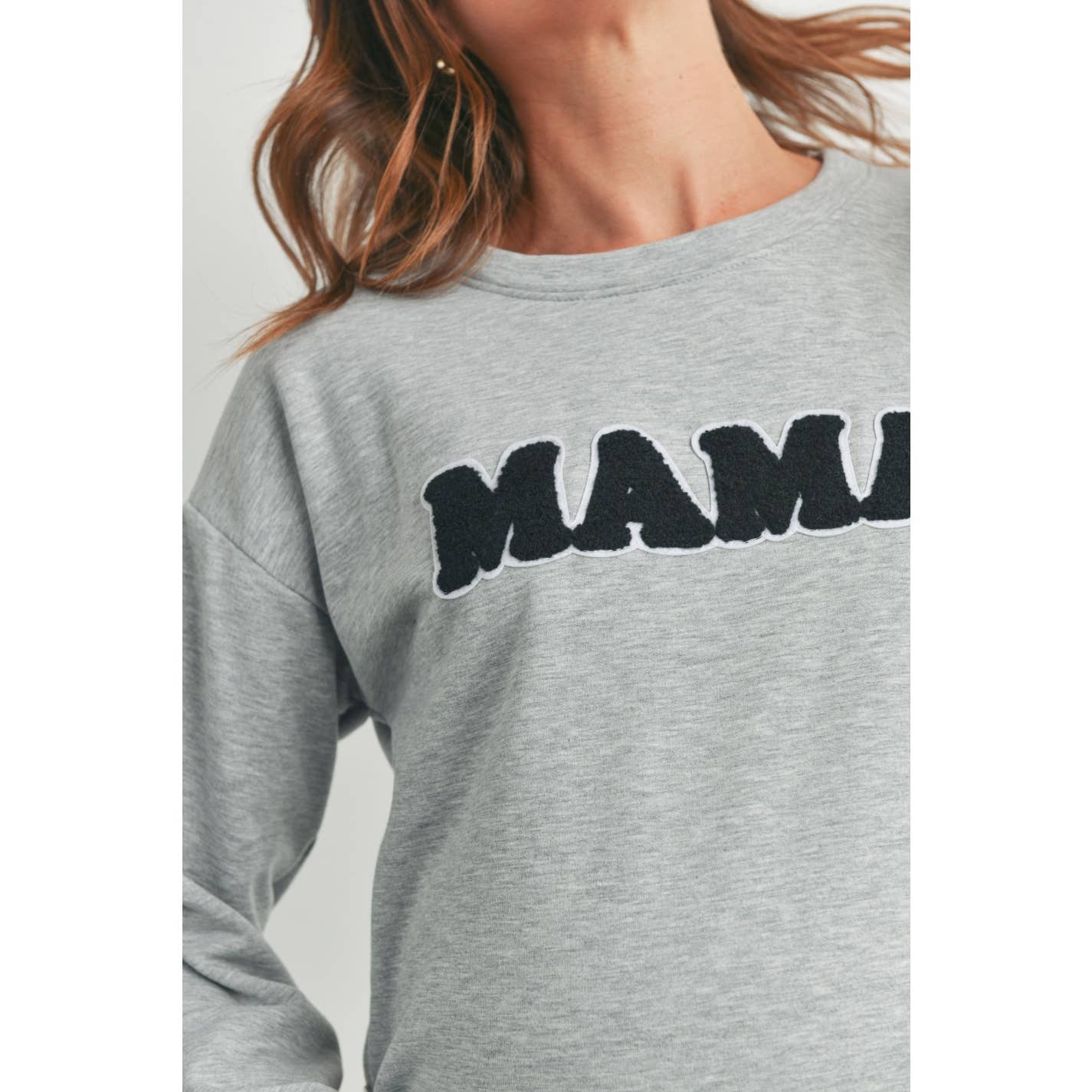 MAMA Crewneck Maternity Sweatshirt