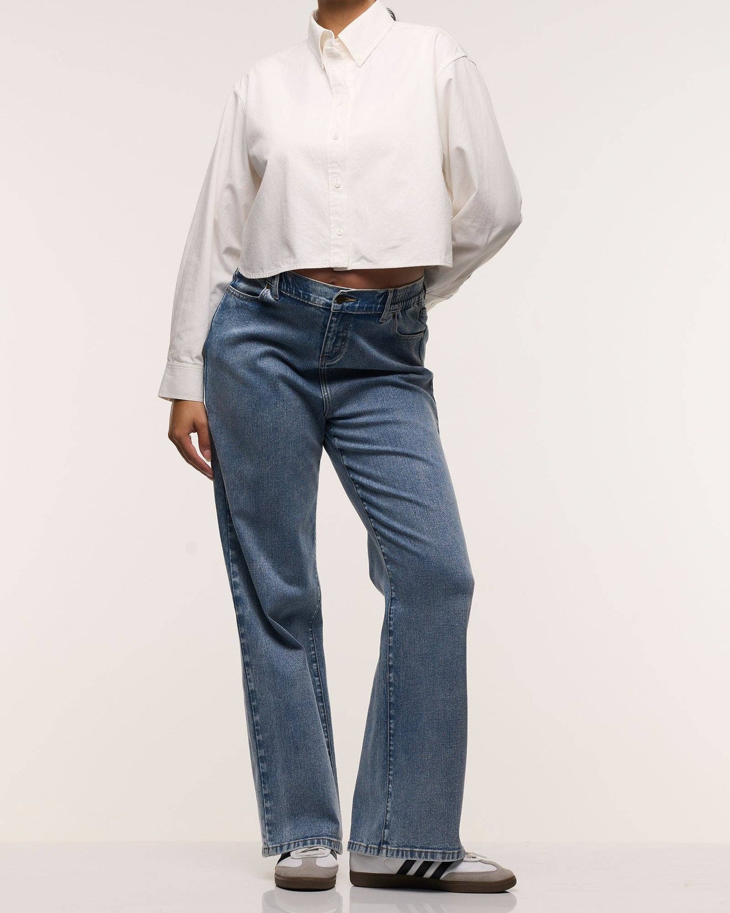 Moira Relaxed Wide Leg Maternity Jeans