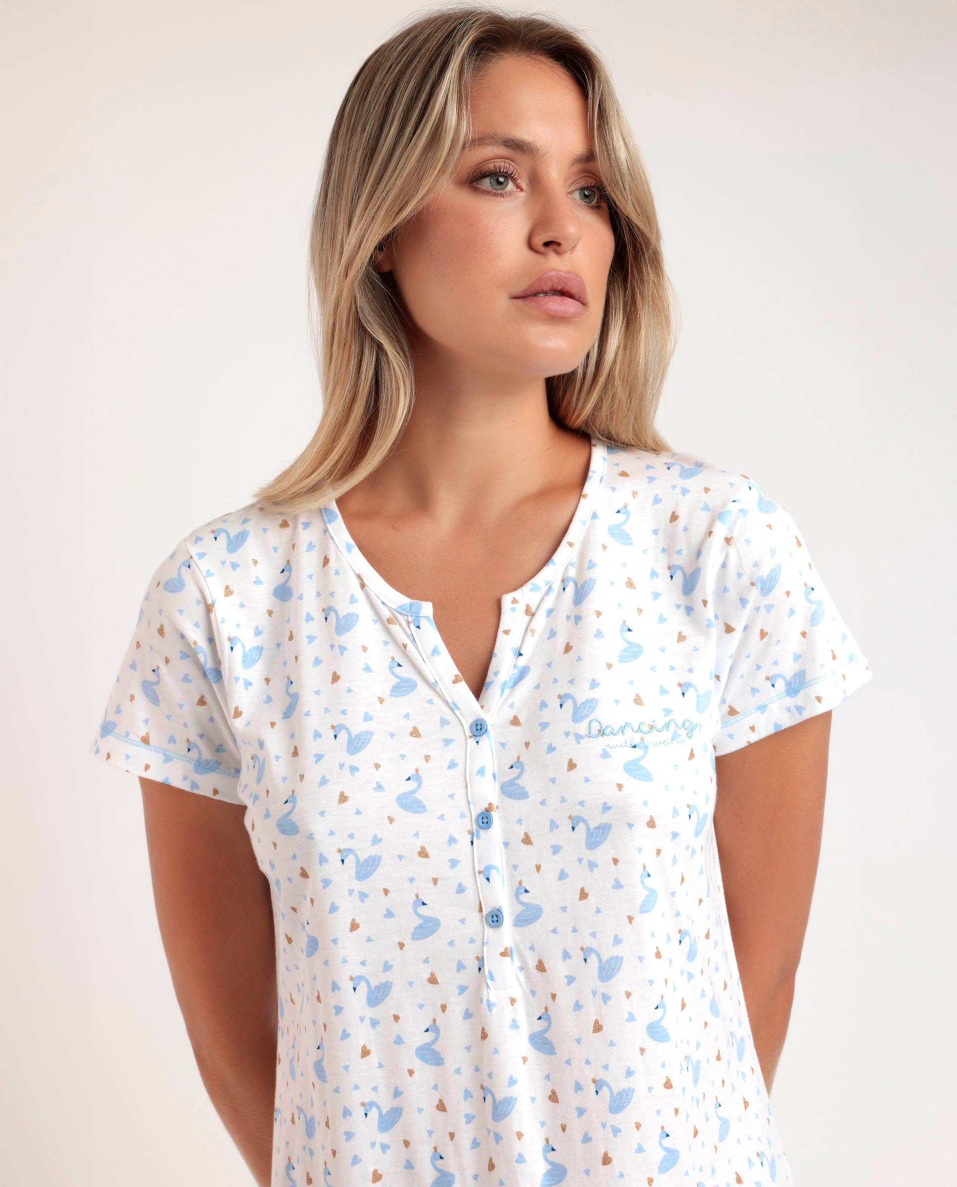 Dancing With Swans Nightdress