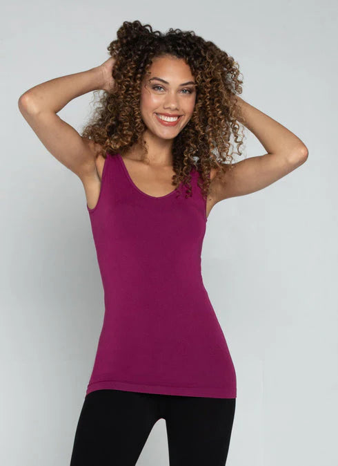 C’est Moi| Bamboo Fitted Reversible Tank | ONE SIZE