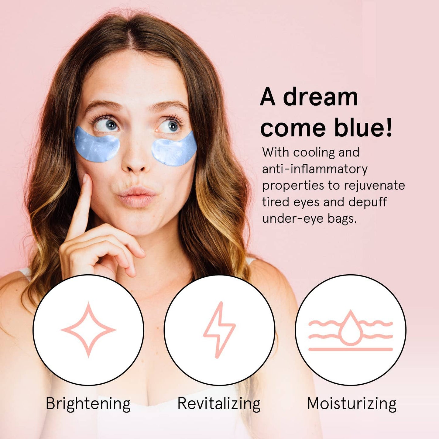 Blue Illuminating Under Eye Mask set of 1