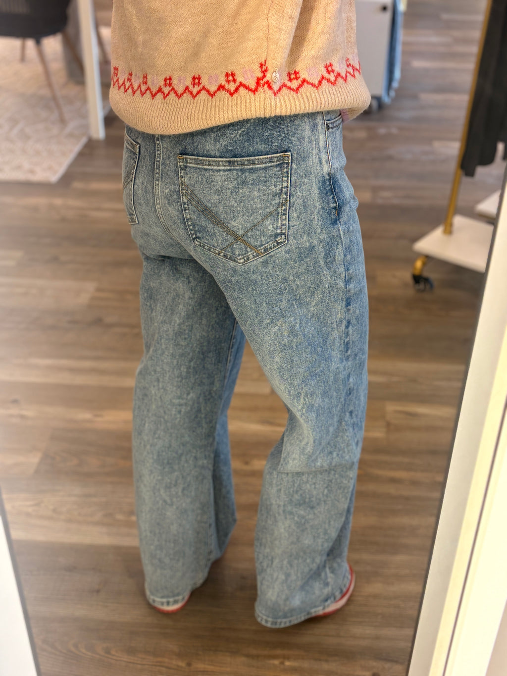 Moira Relaxed Wide Leg Maternity Jeans