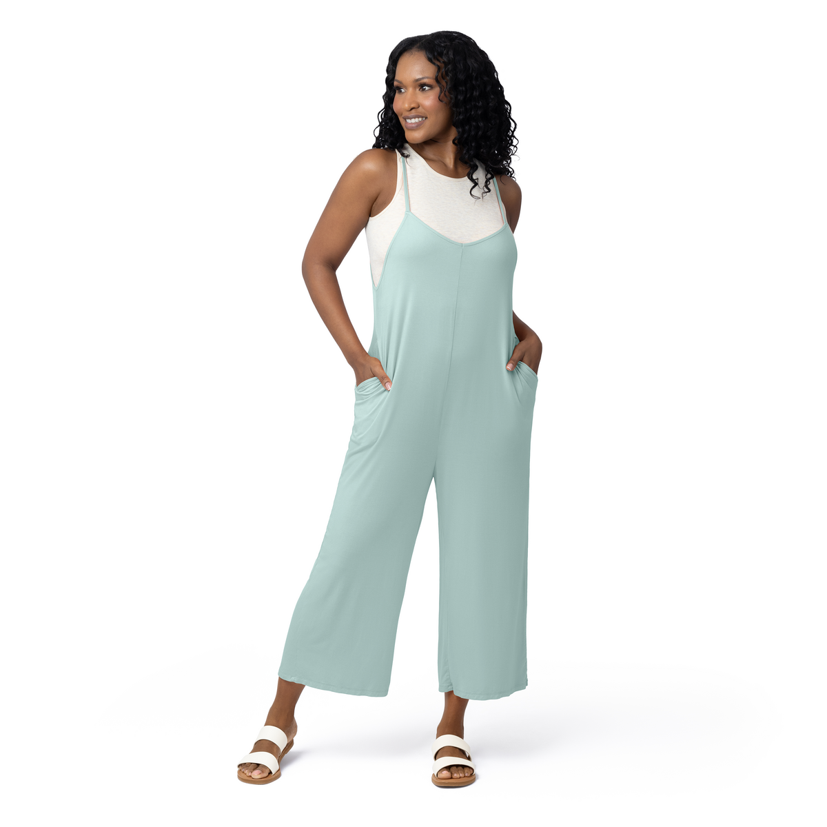 Charlie Maternity & Nursing Romper: Blue Green