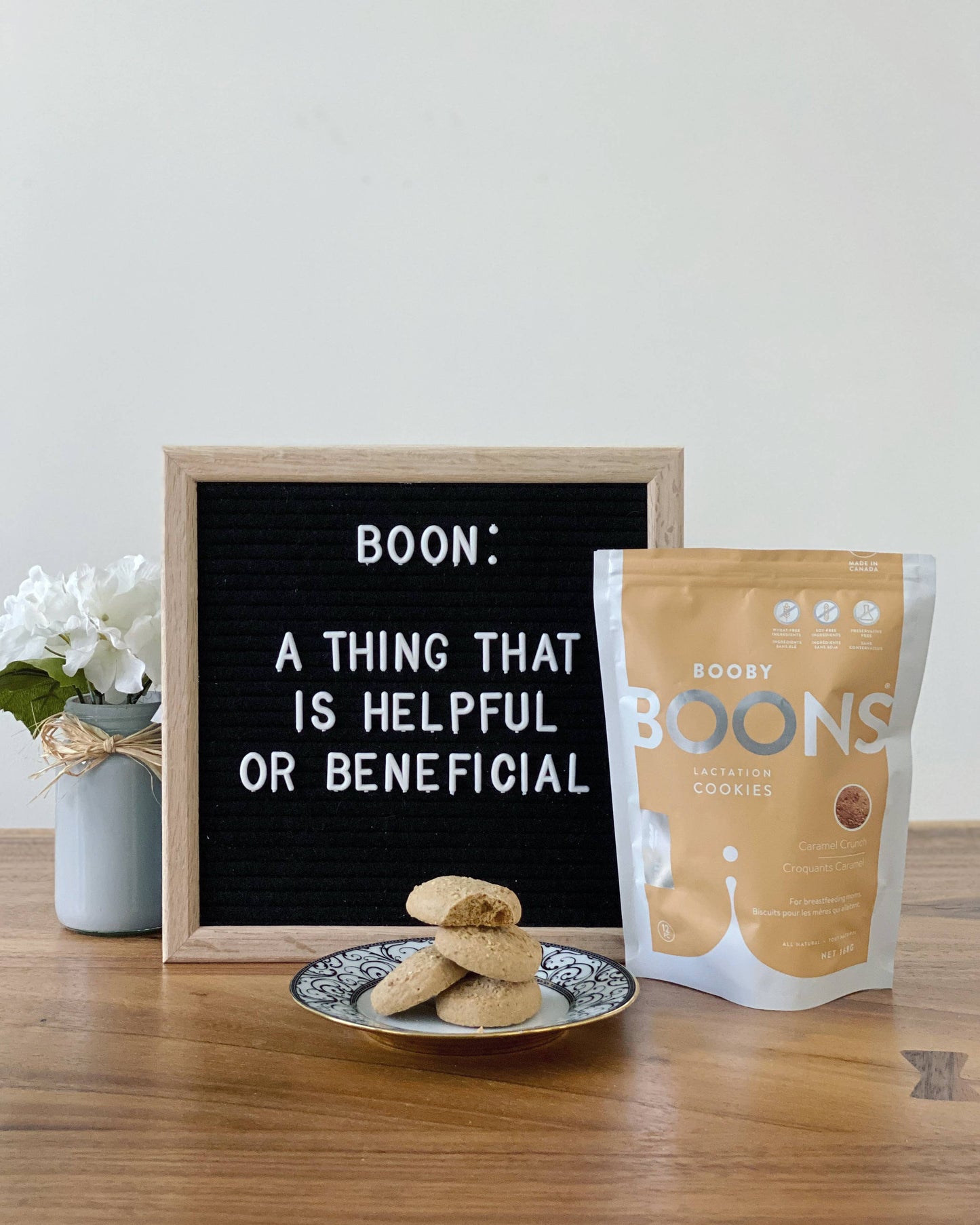 Booby Boons Lactation Cookies || Caramel Crunch