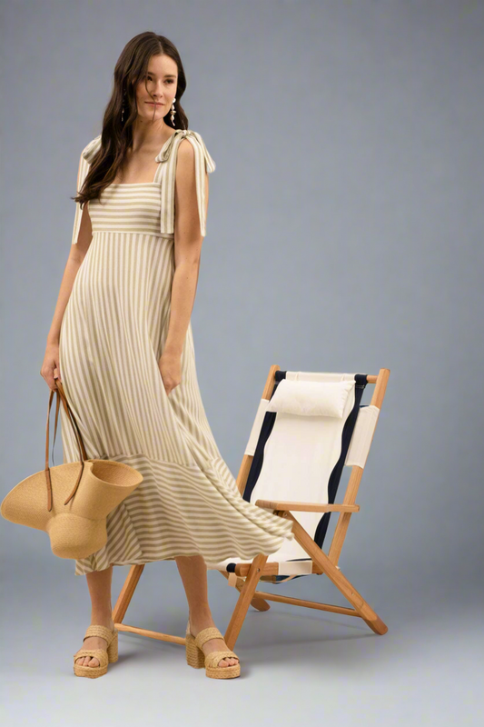 Izzy Tied-Shoulder Maxi