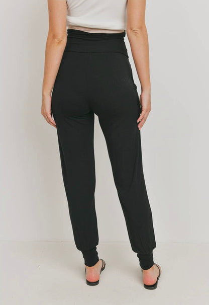 Rayon Modal Maternity Jogger Pants