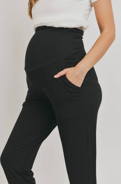 Rayon Modal Maternity Jogger Pants