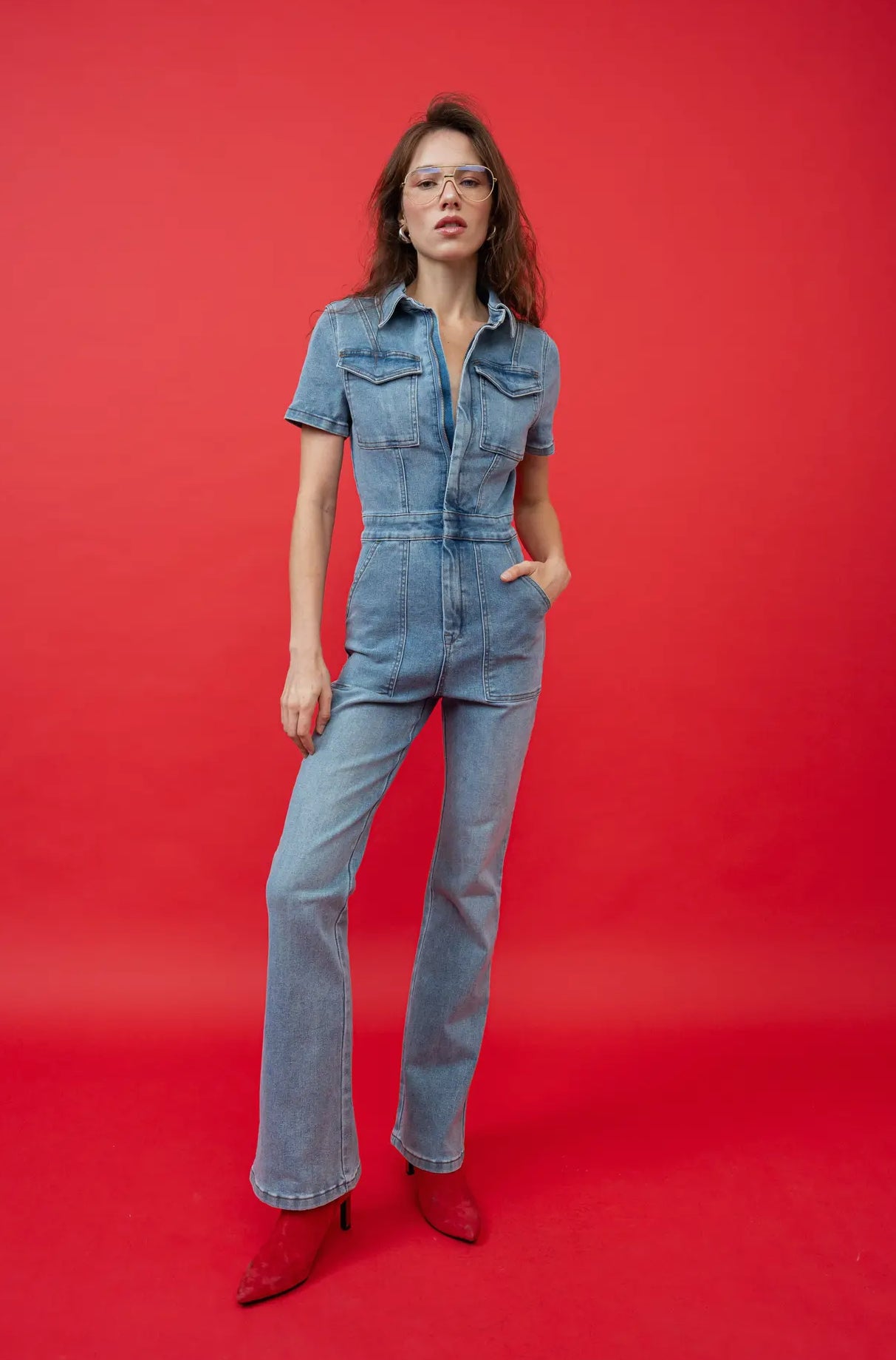 Denim jumpsuit canada on sale