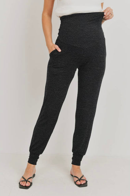 Rayon Modal Maternity Jogger Pants