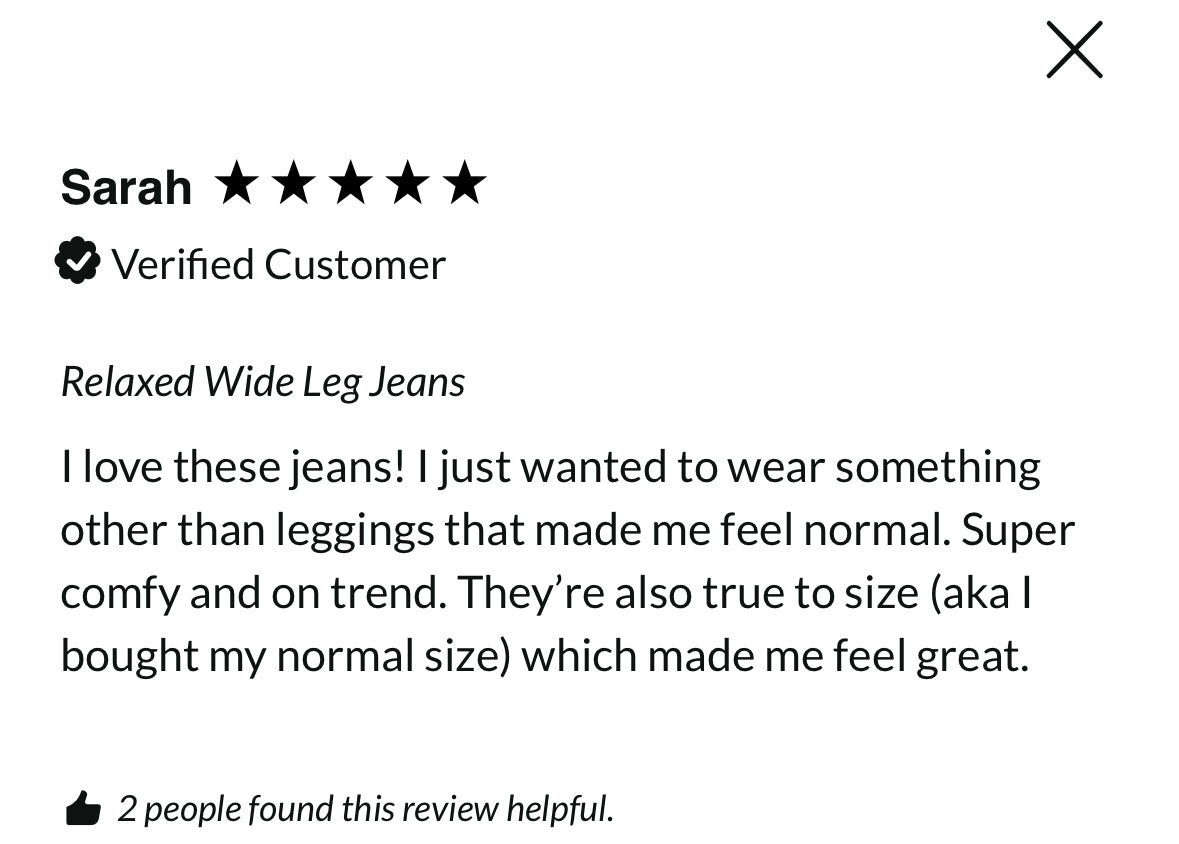 Moira Relaxed Wide Leg Maternity Jeans