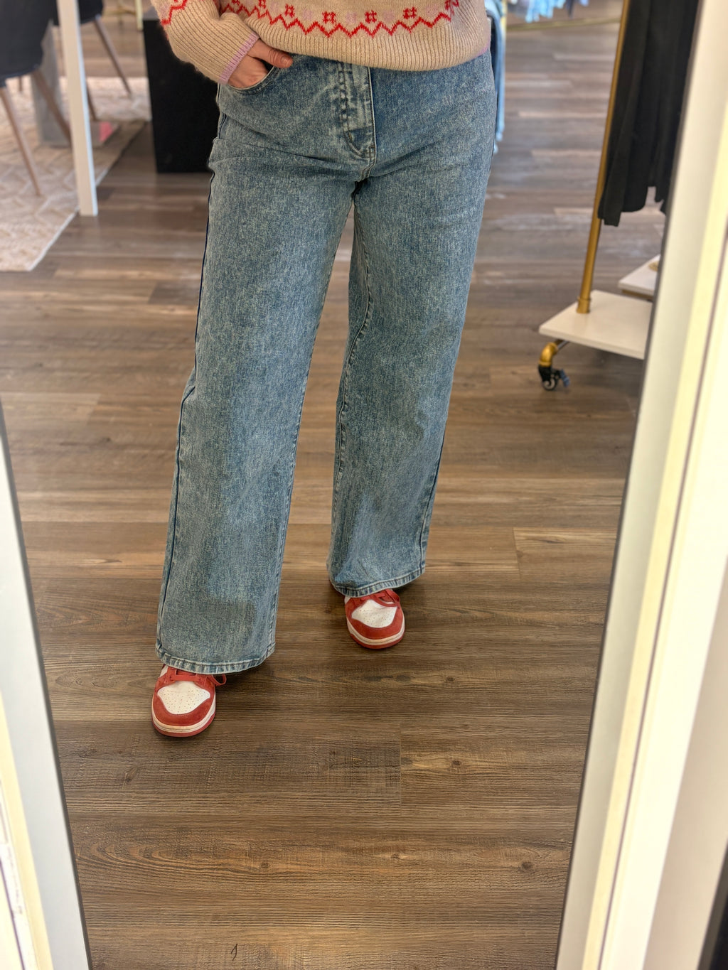 Moira Relaxed Wide Leg Maternity Jeans