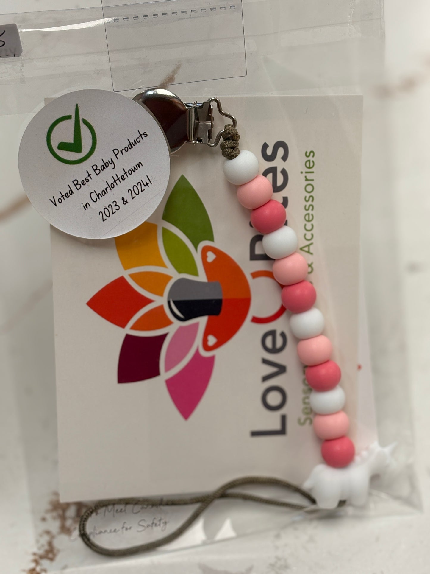 LoveBites Teether  Soother Clip