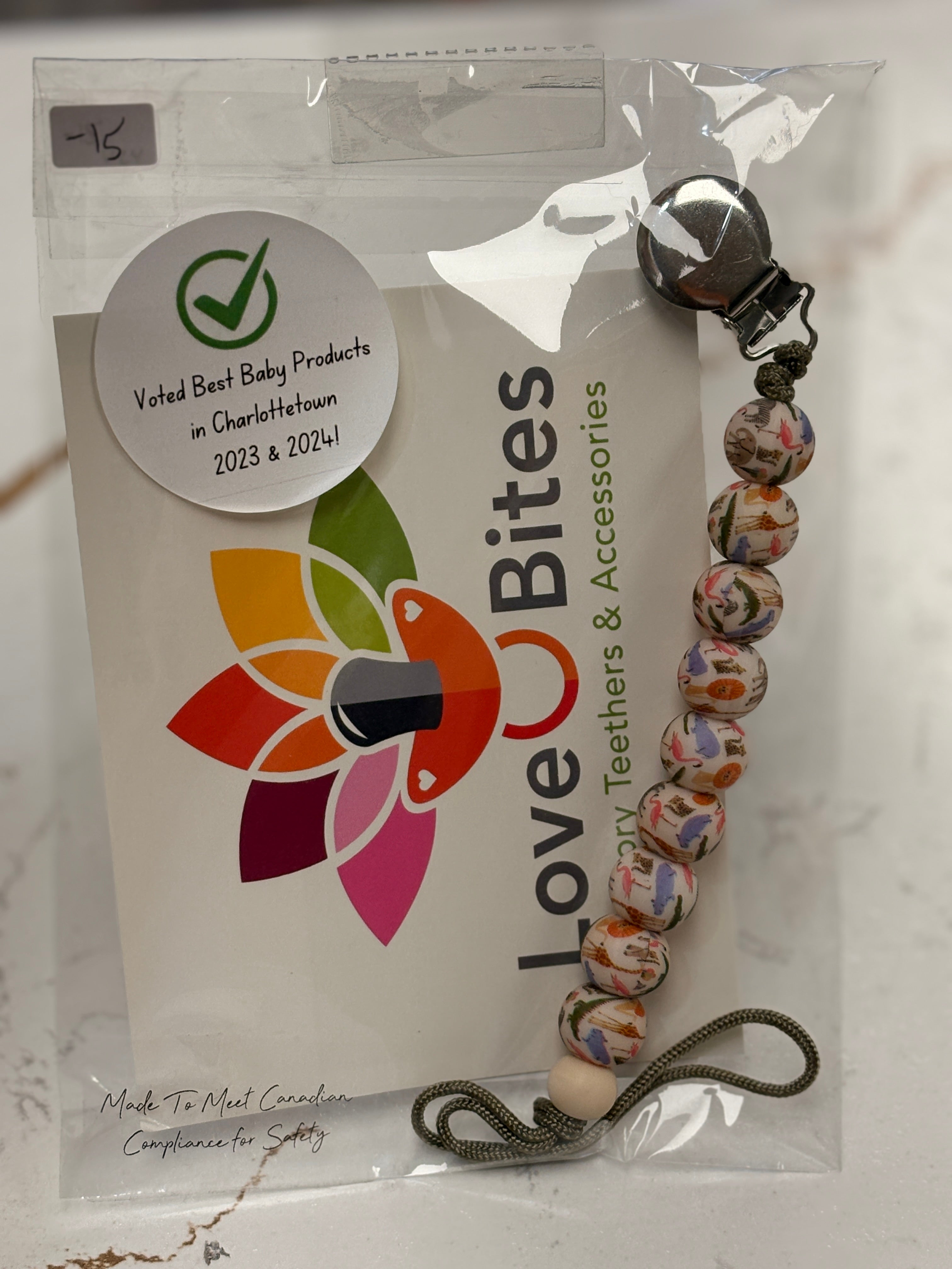 LoveBites Teether  Soother Clip