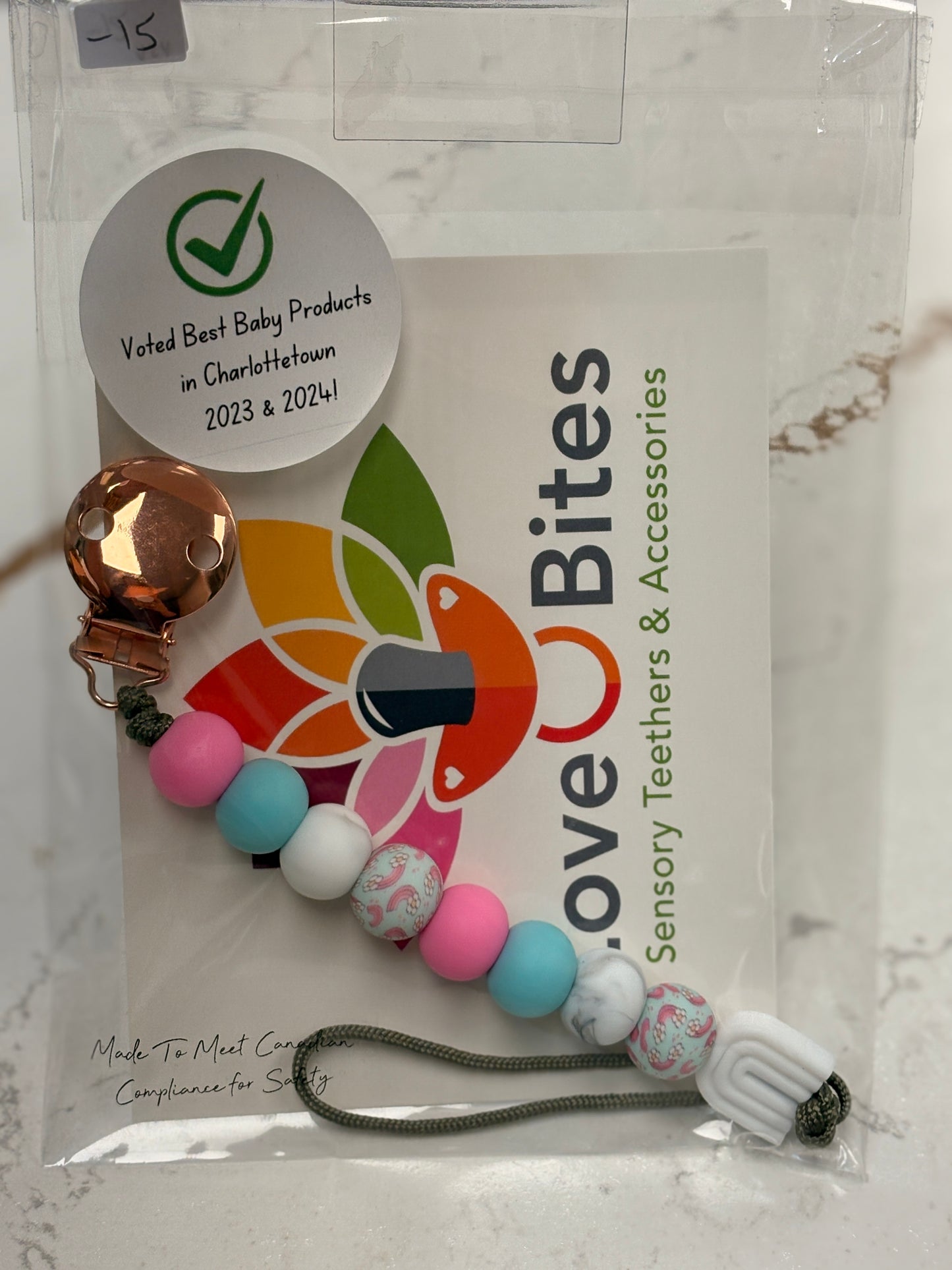 LoveBites Teether  Soother Clip
