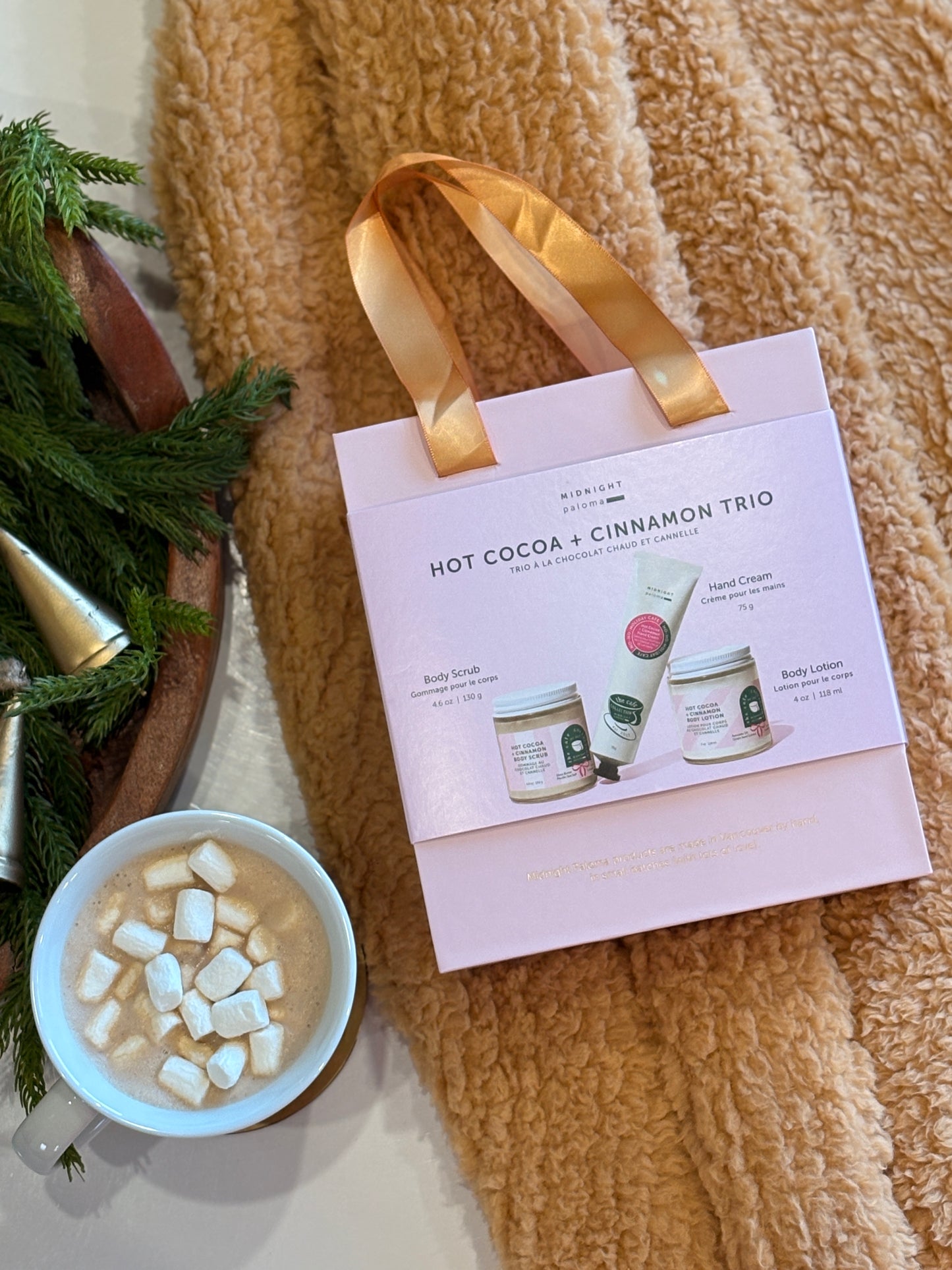 Hot Cocoa + Cinnamon Trio