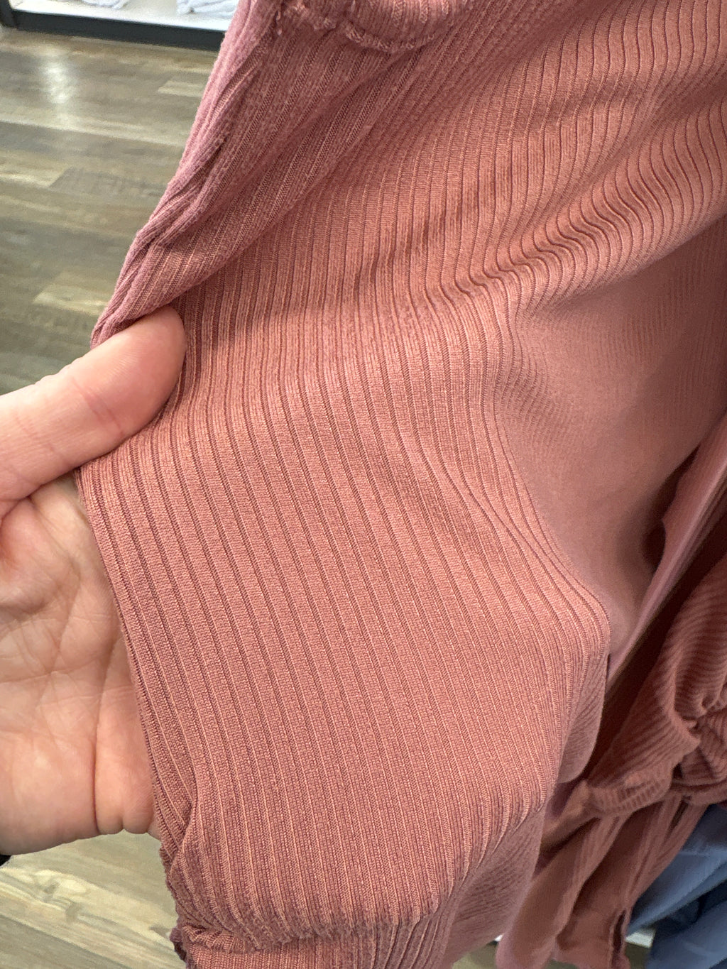 Mira Maternity Rib Midi Dress