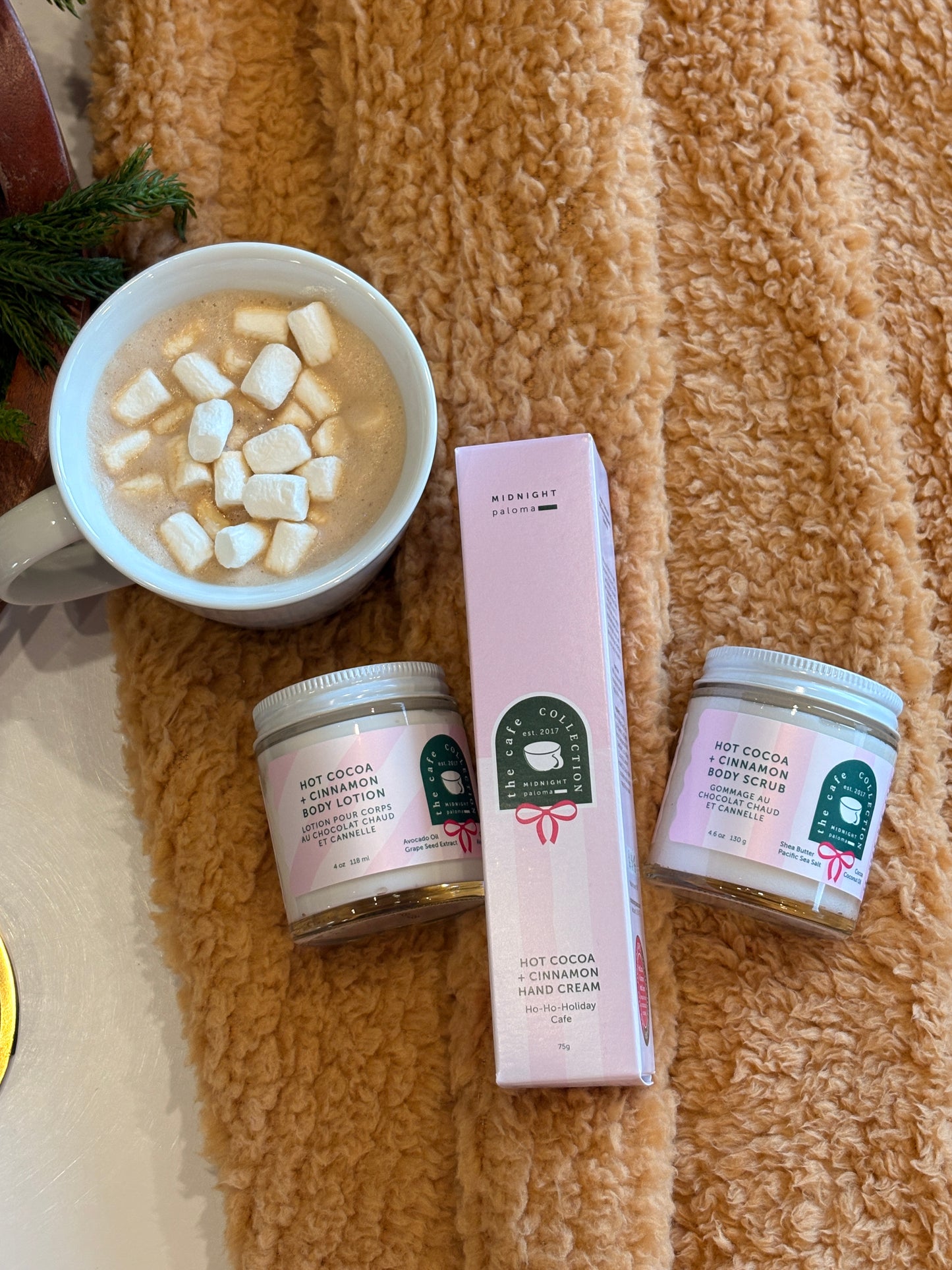 Hot Cocoa + Cinnamon Trio