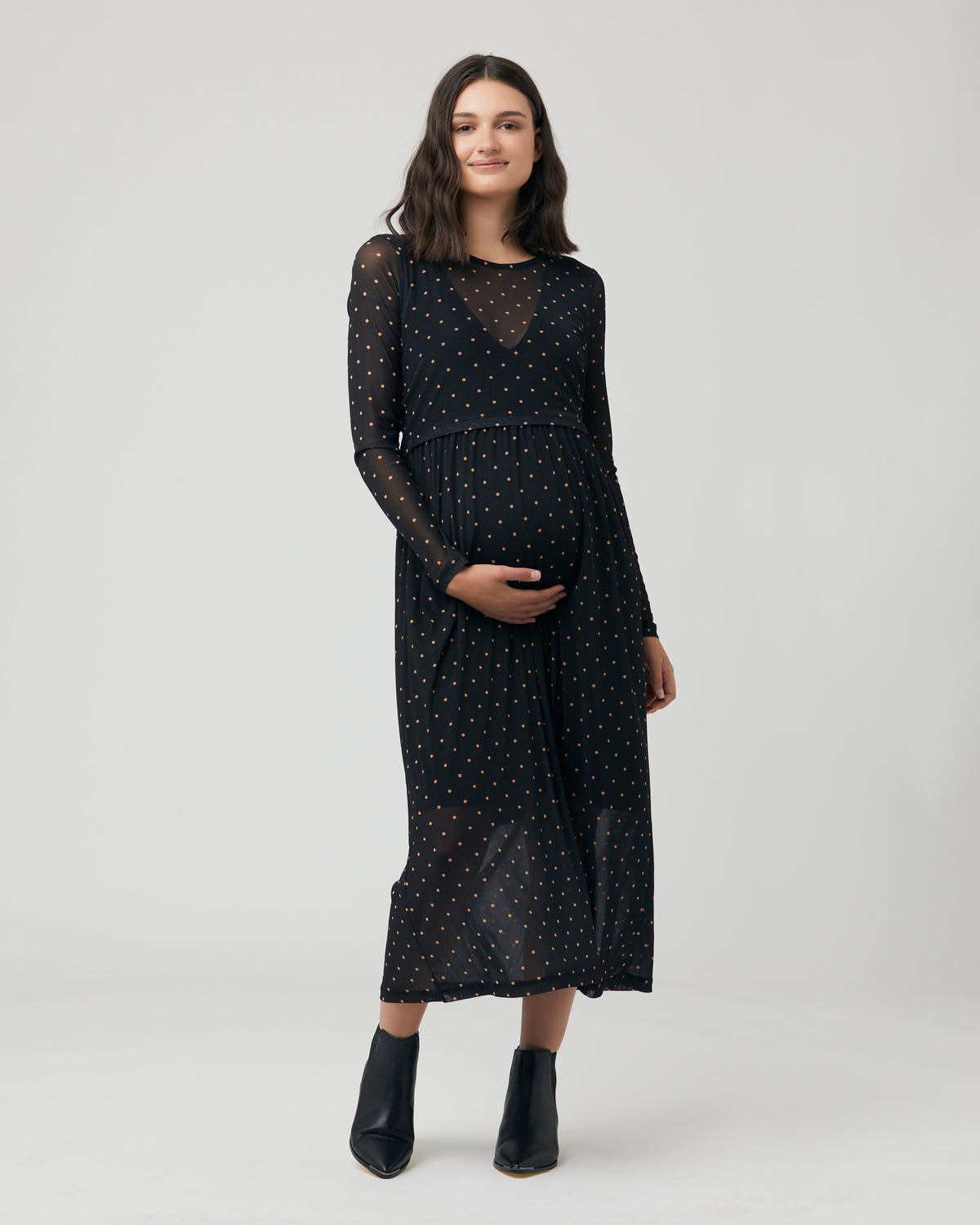 Dot Nursing Dress | Ripe Maternity