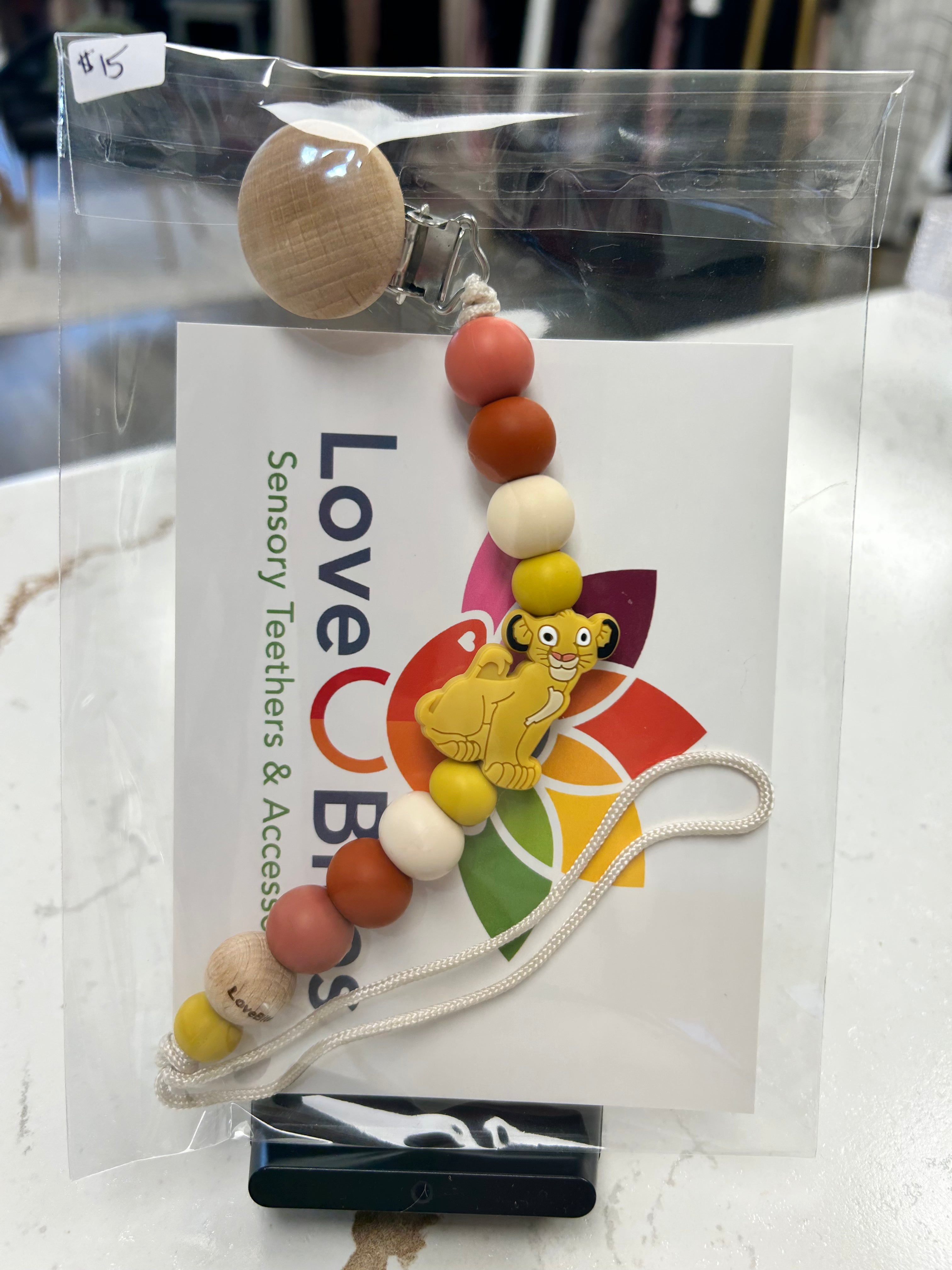 LoveBites Teether  Soother Clip