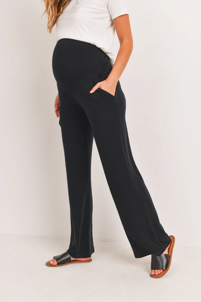 French Terry Maternity Yoga Pants