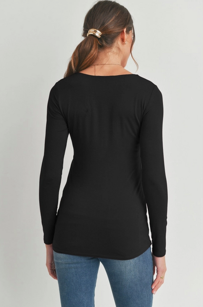 V Neck Modal Maternity Top