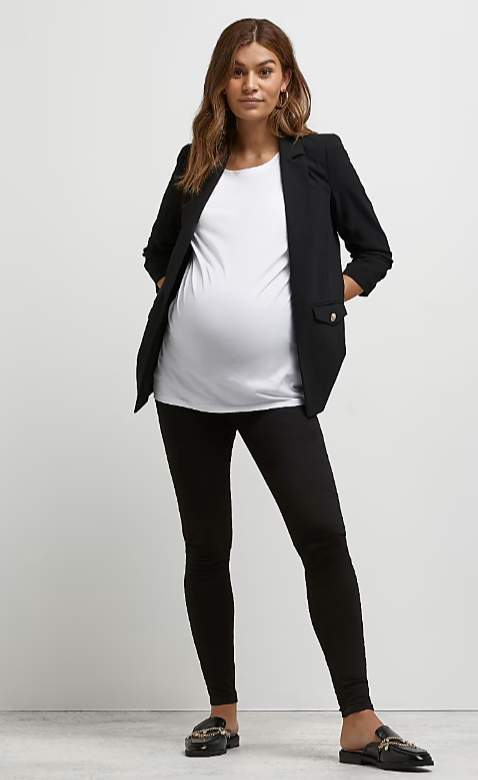 Skinny Leg Maternity Jeans | Black