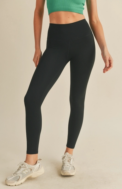 Aligned Performance High-Rise Leggings | BLK