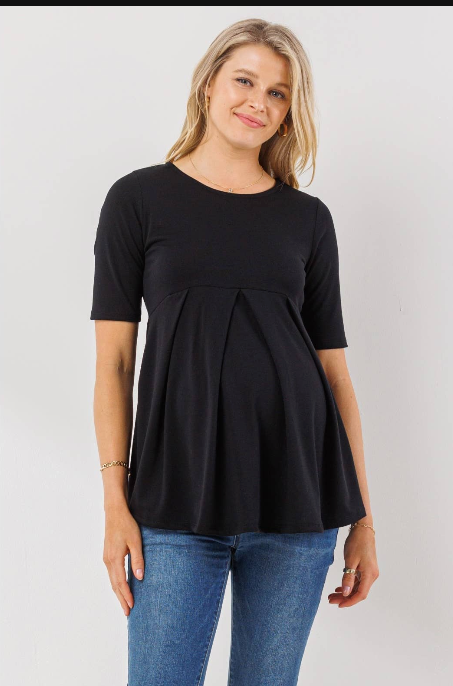 Peplum Maternity Top