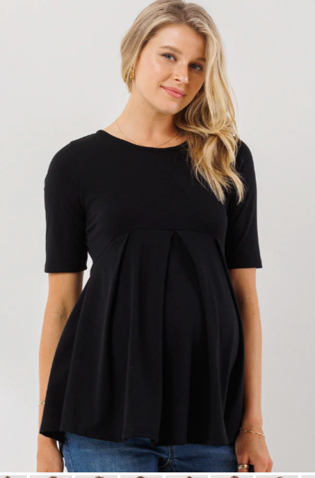 Peplum Maternity Top