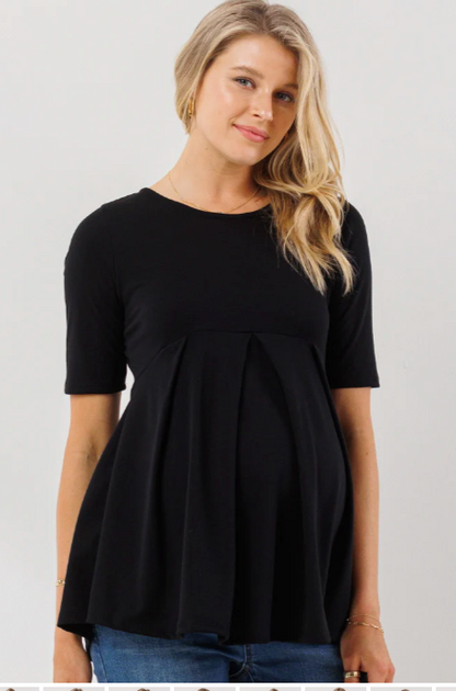 Peplum Maternity Top