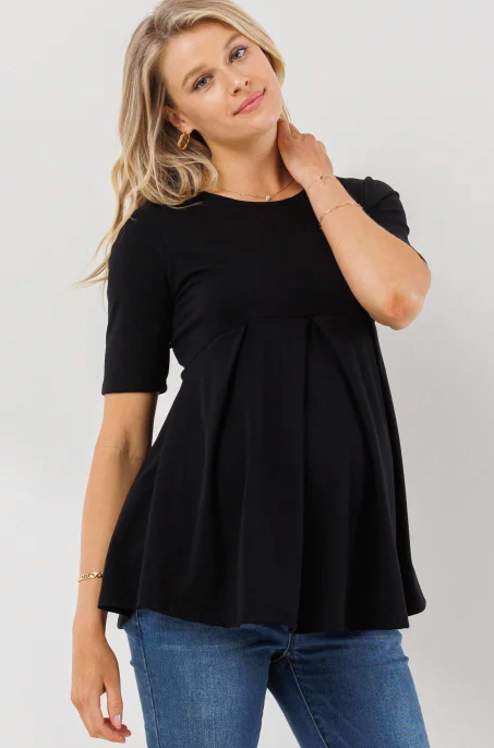 Peplum Maternity Top