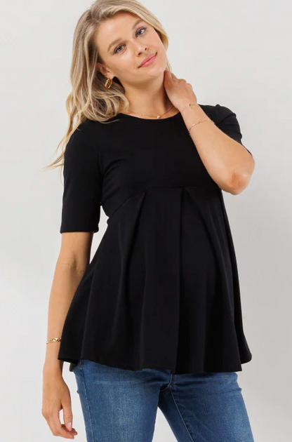 Peplum Maternity Top