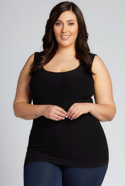 C'est Moi | Bamboo Seamless Tank | Curvy (14-22)