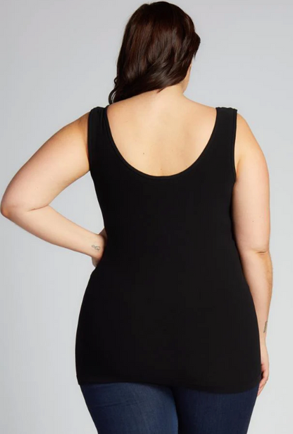 C'est Moi | Bamboo Seamless Tank | Curvy (14-22)