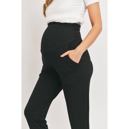 Full Panel Maternity Knit Jogger Pants