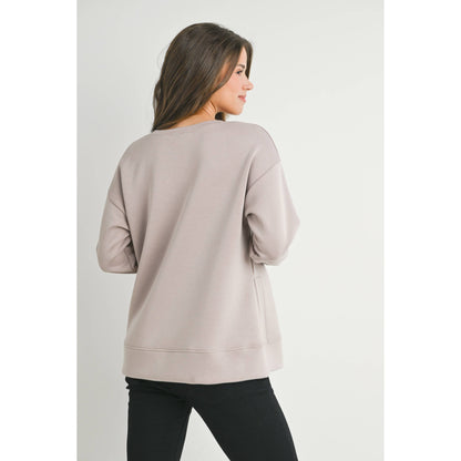 Super Soft Side Split Maternity Top