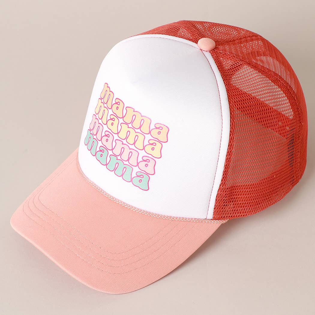 MAMA Foam Trucker Hat: ONE SIZE / DUSTY ROSE