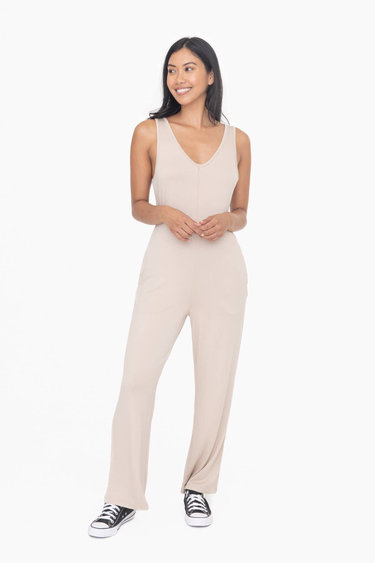 Winnie Wide Leg Lounge Jumpsuit | Bump Friendly