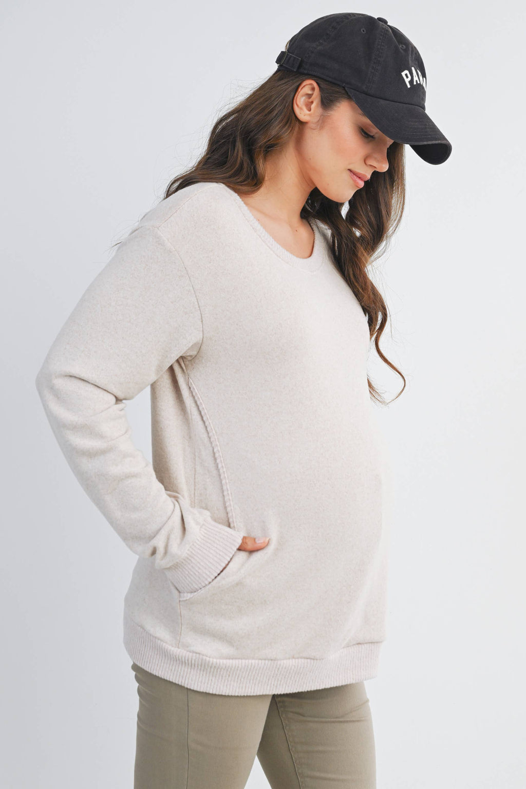 Vana  Maternity & Nursing Crewneck