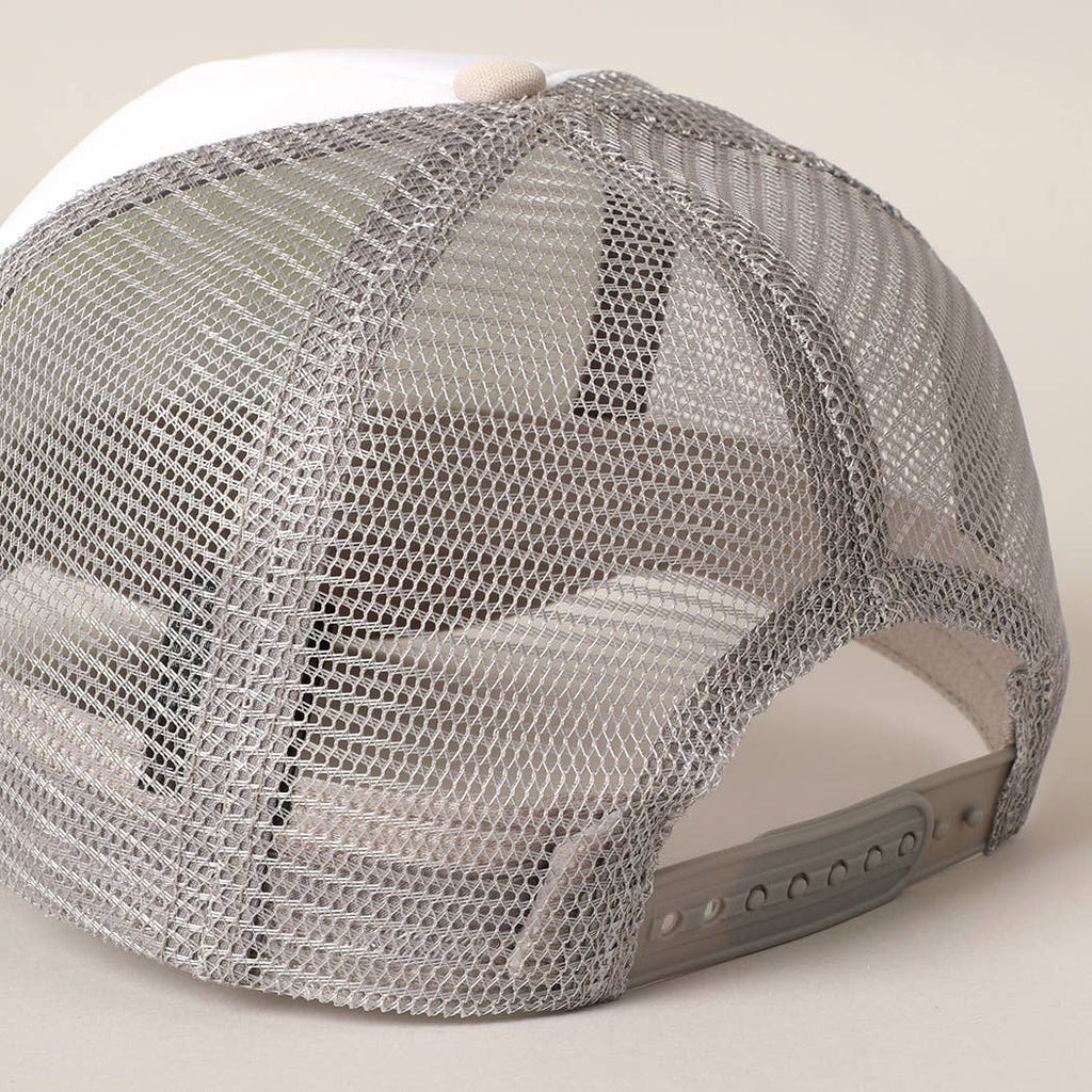 BOY MOM Foam Trucker Hat: ONE SIZE / GREY