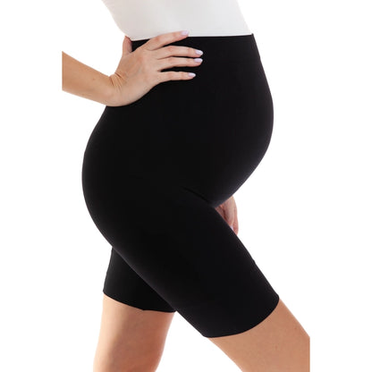 Seamless Maternity Biker Shorts