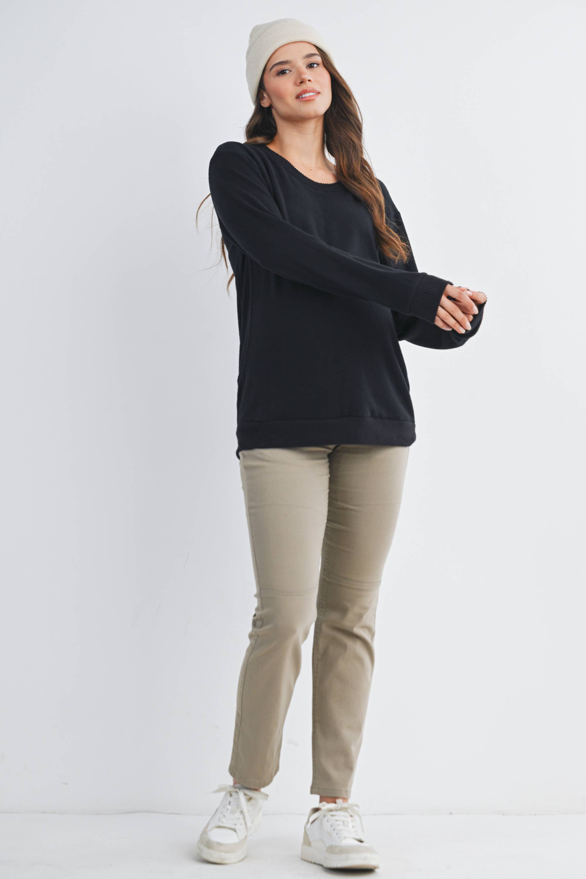 Vana  Maternity & Nursing Crewneck